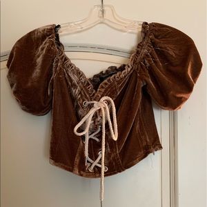 Brown Forever 21 Top
